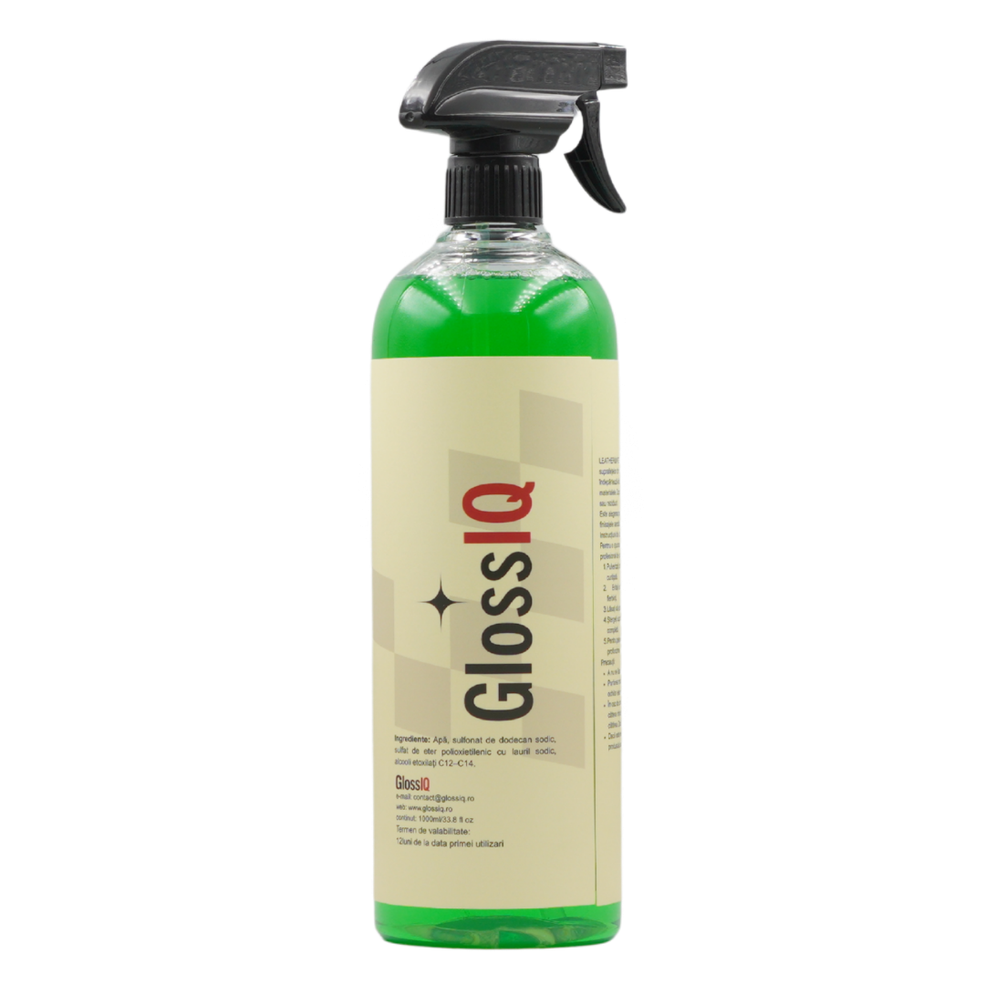 Leather & Interior Clean IQ6 – Curatator piele si plastic auto, 1000 ml + CADOU