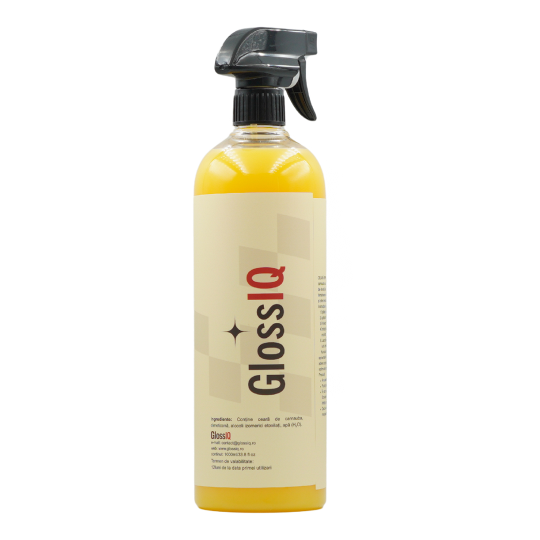 Ceara Spray IQ12 – protectie rapida cu carnauba, 1000 ml + CADOU