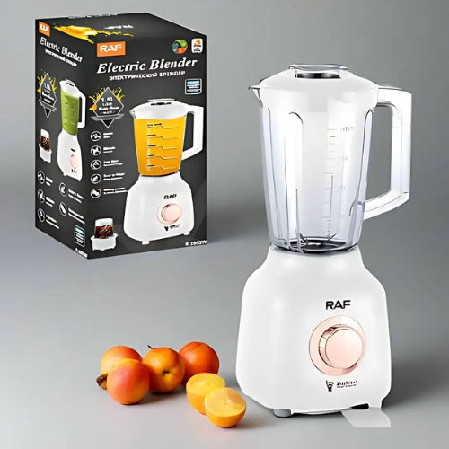 Blender Electric RAF R.2853W cu Râșniță de Cafea - 1500ML, 1000W, Alb