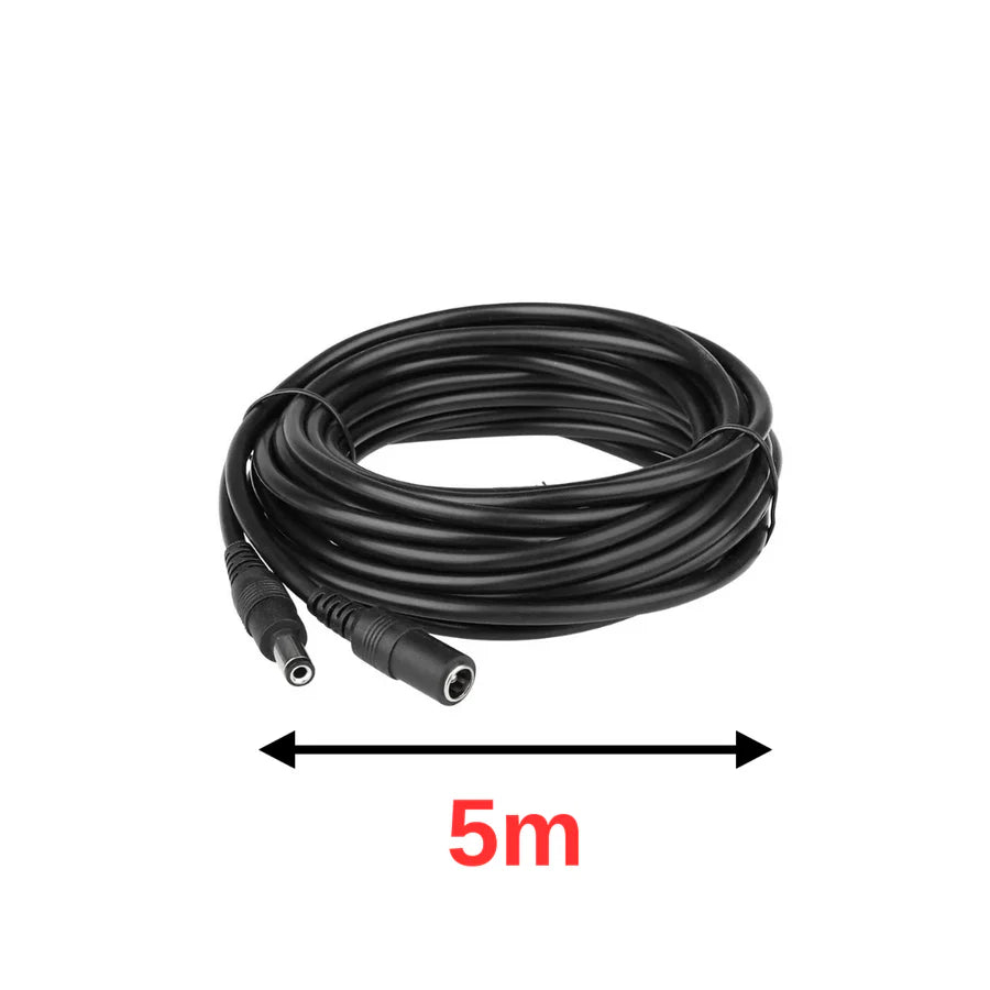 Cablu de alimentare, extensie 5m pentru camere de supraveghere CCTV 12V