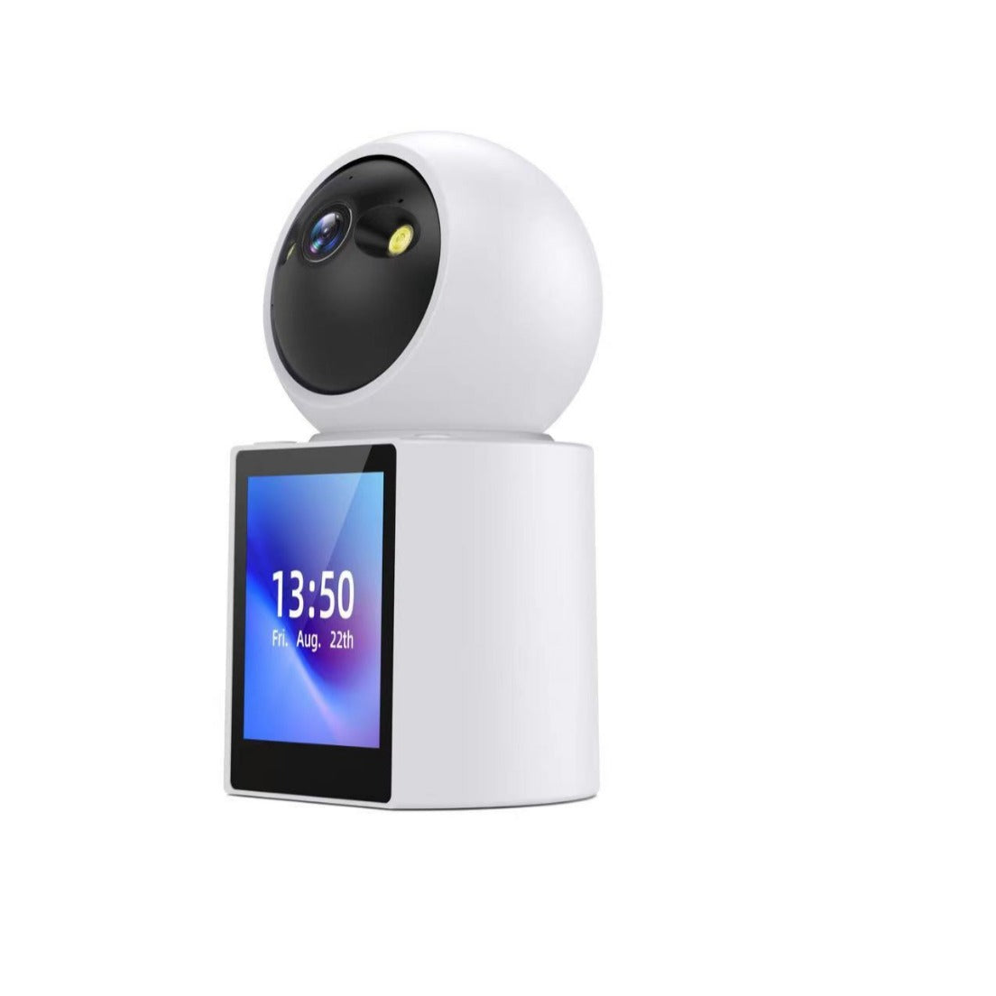 Camera IP de Interior cu Display, Viziune Nocturnă și Apel Video – 2MP HD, Control PTZ și Alerte pe Telefon