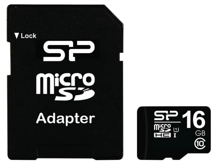 Card de Memorie Micro SDHC 16GB Clasa 10 + Adaptor SD
