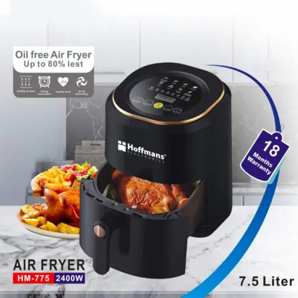 Friteuză cu Aer Cald Hoffmans HM-775, 7.5L, 2400W