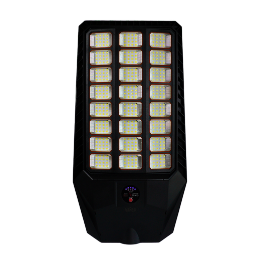 Lampa Solara Stradala 600W Innova Smart Home Genesis, senzor miscare si lumina, IP66, telecomanda, kit instalare inclus, 3 ani garantie