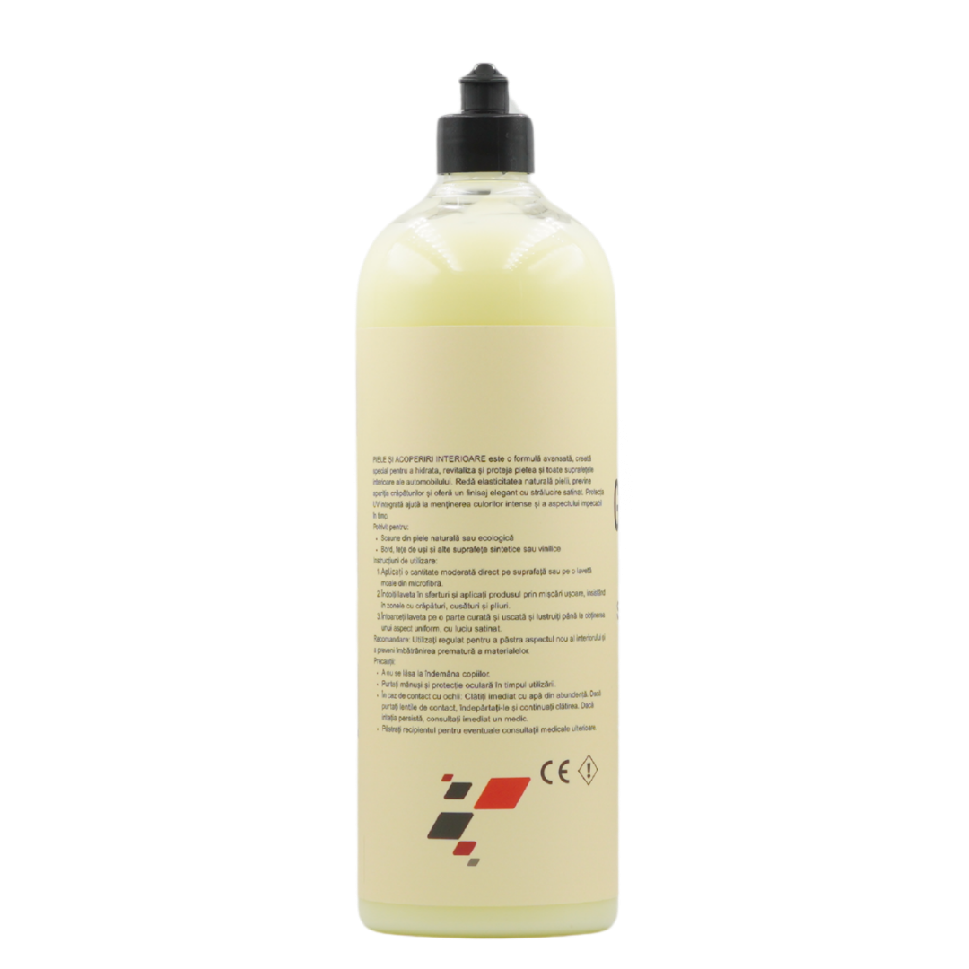 Piele & Interior IQ7 – Crema de ingrijire si protectie, 1000 ml + Cadou