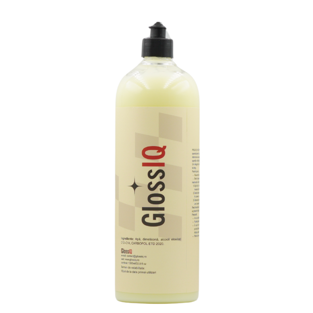 Piele & Interior IQ7 – Crema de ingrijire si protectie, 1000 ml + Cadou