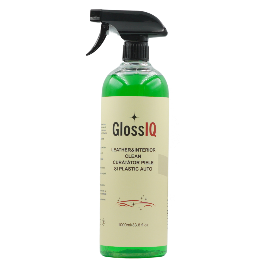 Leather & Interior Clean IQ6 – Curatator piele si plastic auto, 1000 ml + CADOU