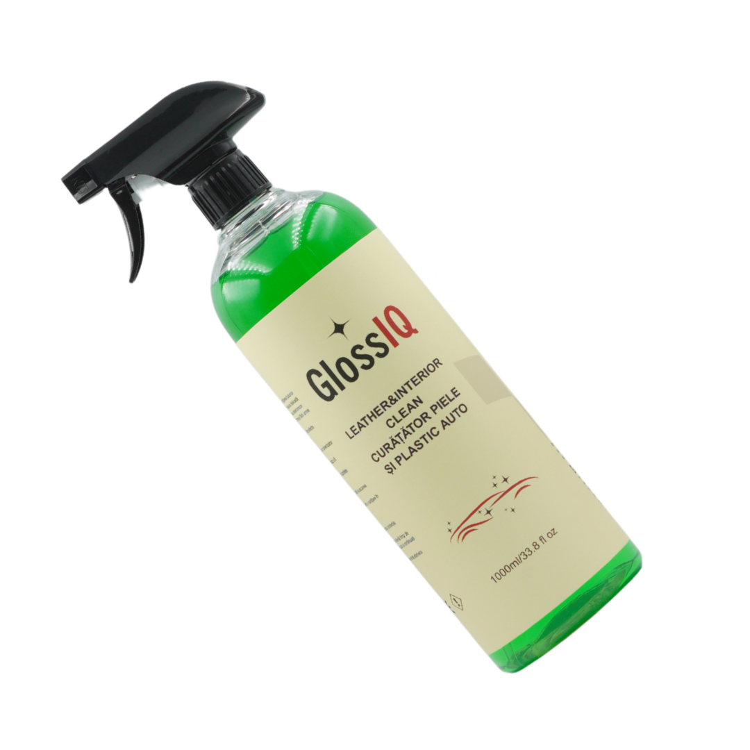 Leather & Interior Clean IQ6 – Curatator piele si plastic auto, 1000 ml + CADOU