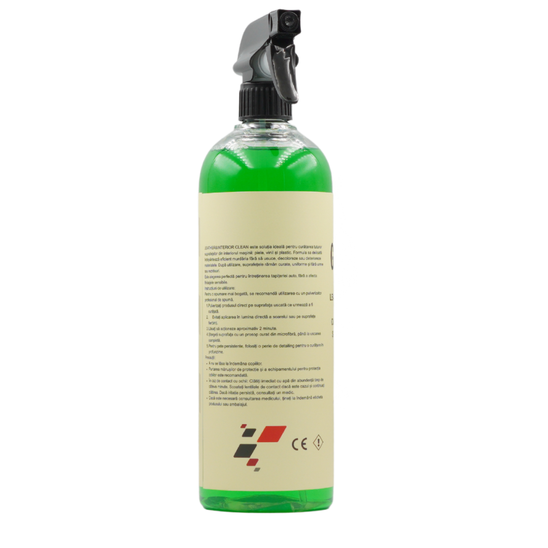 Leather & Interior Clean IQ6 – Curatator piele si plastic auto, 1000 ml + CADOU