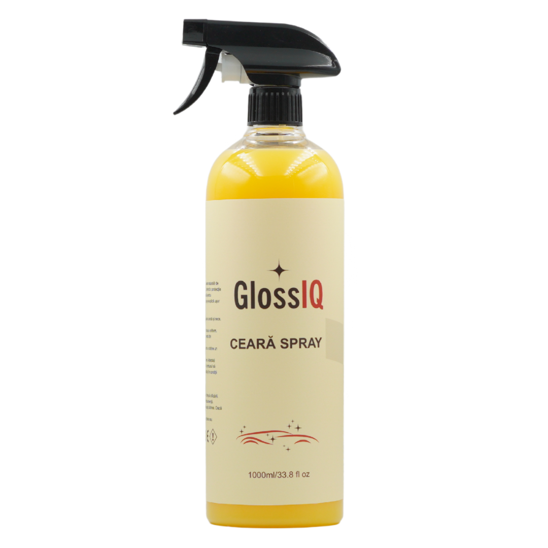 Ceara Spray IQ12 – protectie rapida cu carnauba, 1000 ml + CADOU
