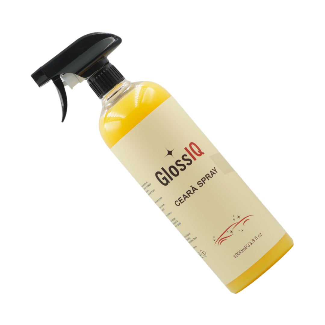Ceara Spray IQ12 – protectie rapida cu carnauba, 1000 ml + CADOU
