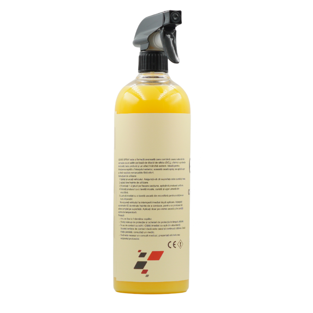 Ceara Spray IQ12 – protectie rapida cu carnauba, 1000 ml + CADOU