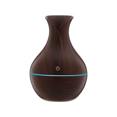 Pachet 1 + 1 Difuzor Aromaterapie cu ultrasunete si Umidificator cu led, 130 ml + Cadou 12 Esente Aromaterapie