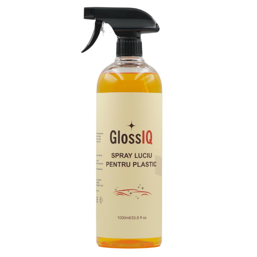 Spray Luciu pentru Plastic IQ13 – Restaurator ornamente exterioare, 1000 ml + CADOU