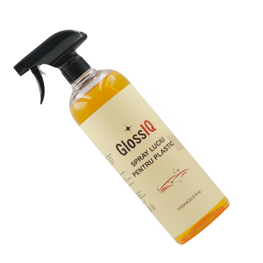 Spray Luciu pentru Plastic IQ13 – Restaurator ornamente exterioare, 1000 ml + CADOU