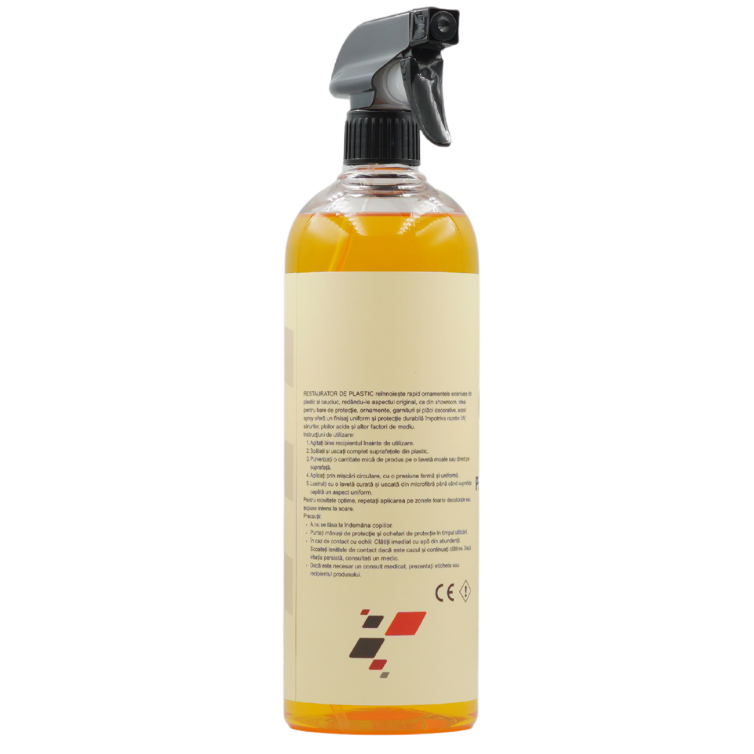 Spray Luciu pentru Plastic IQ13 – Restaurator ornamente exterioare, 1000 ml + CADOU
