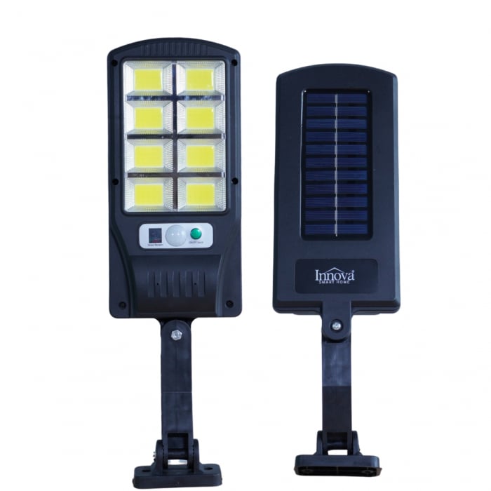 Set 4x Lampi Solare Stradale 90W LED Astro by Innova, 160 LED COB, Senzor, Telecomandă, IP66, Cadou + Garanție 3 Ani