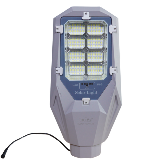 Lampa solara Aurum by Innova 600W cu panou separat, IP66, telecomanda si kit complet de instalare + Cadou Surpriza