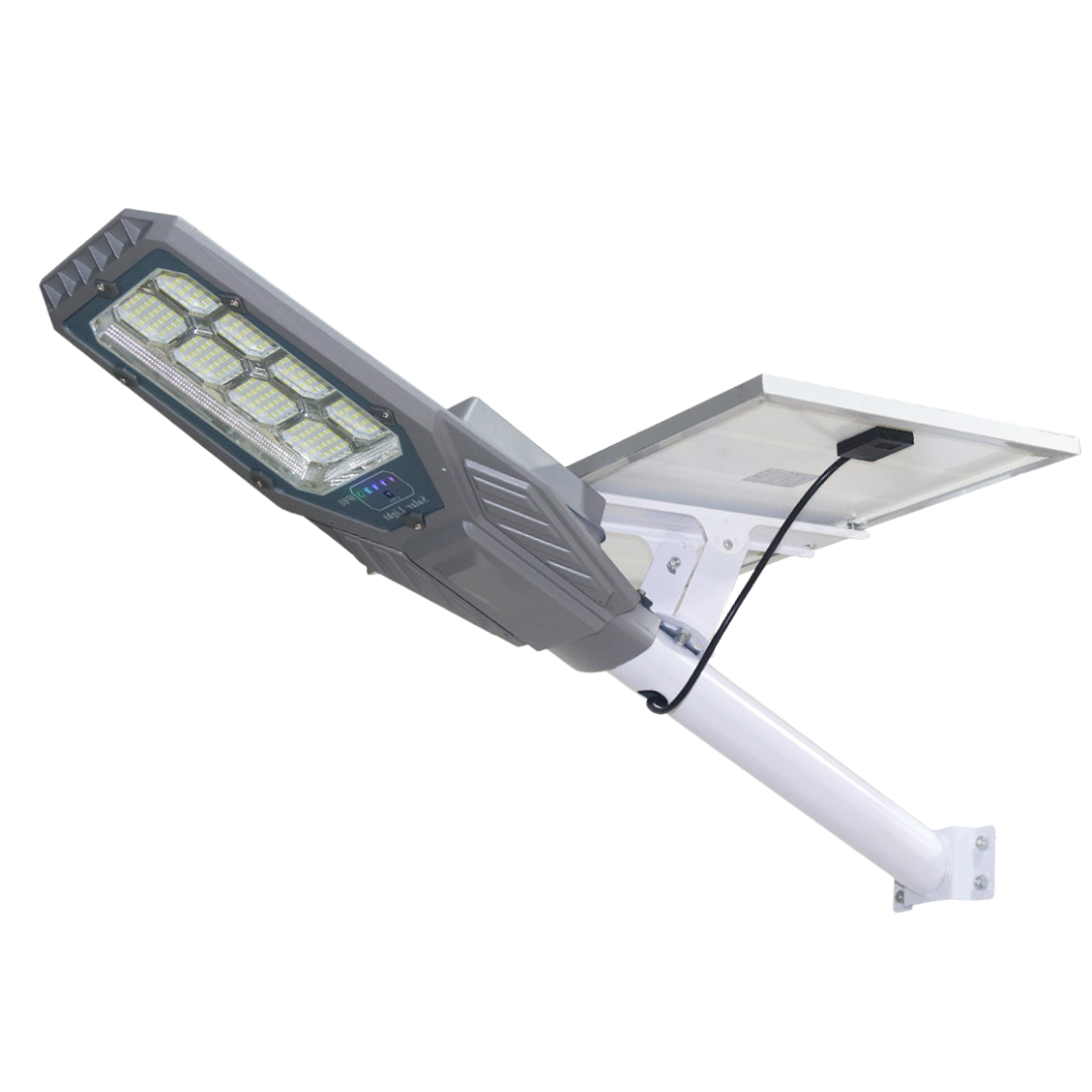 Lampa solara Aurum by Innova 600W cu panou separat, IP66, telecomanda si kit complet de instalare + Cadou Surpriza