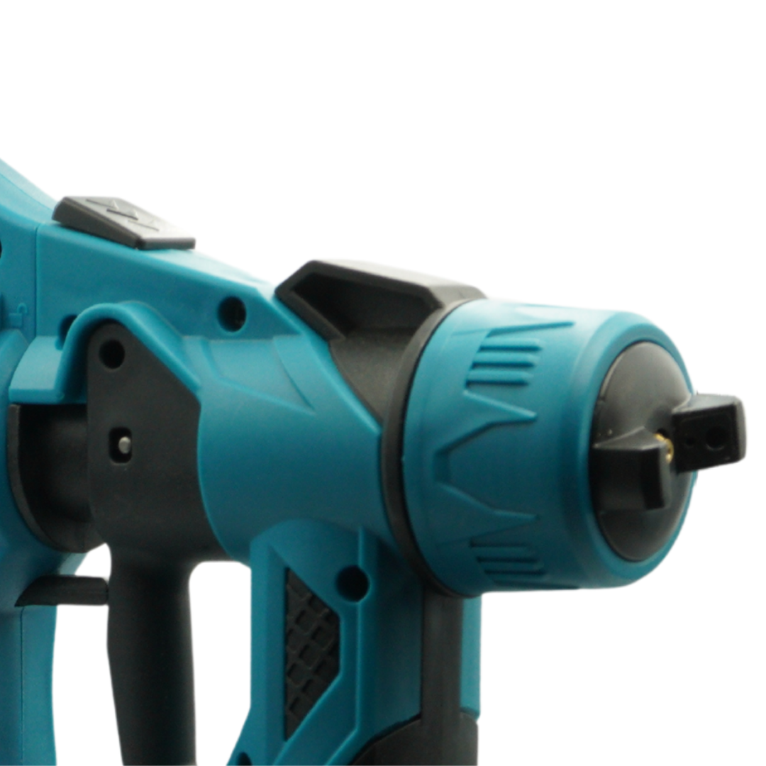 Pistol de Vopsit Electric Innova cu 2 Acumulatori 48V, Fără Fir, Motor Fără Perii, 800 ml, Putere 210W, Reglaj Flux și Atomizare Fină+Cadou Surpriza