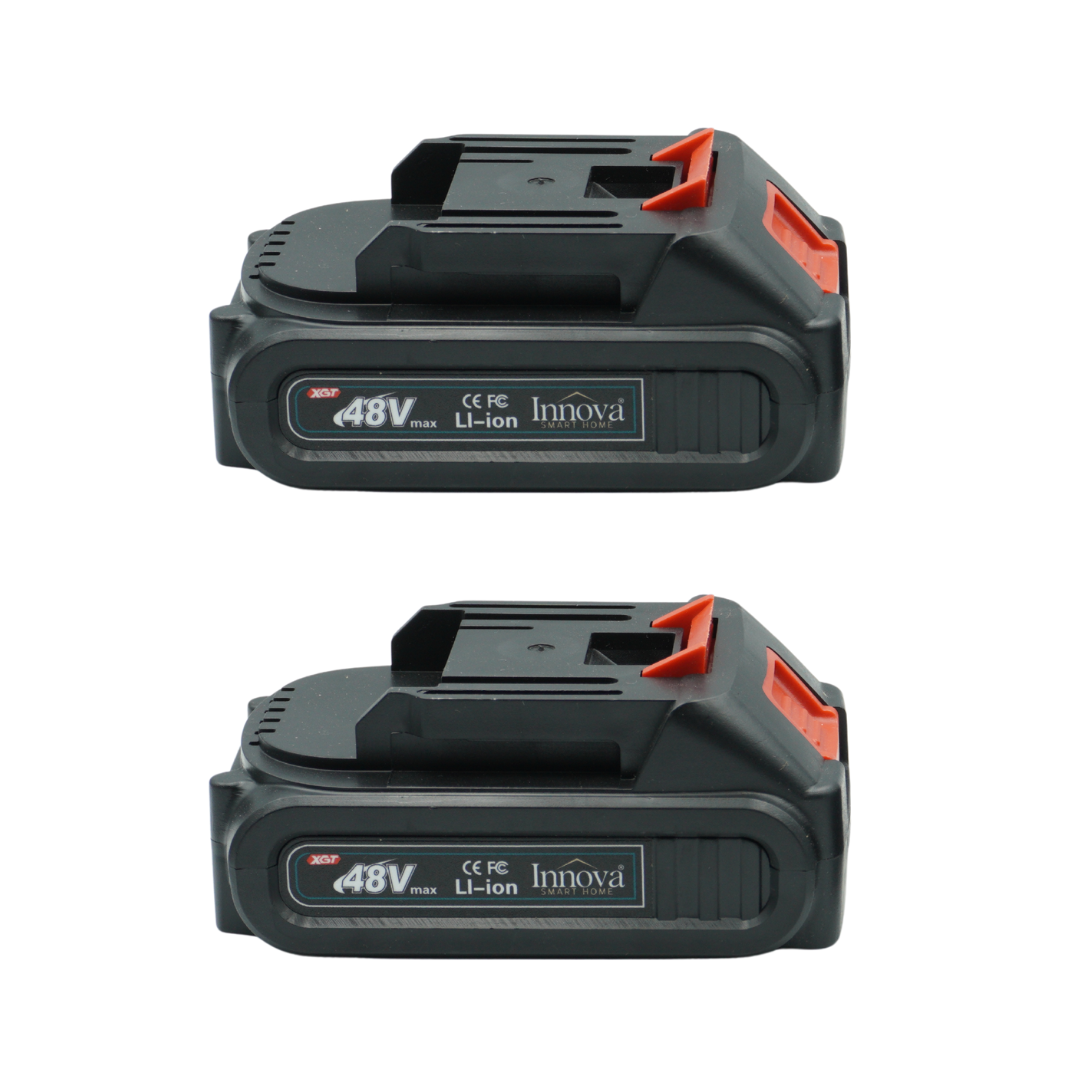 Pistol de Vopsit Electric Innova cu 2 Acumulatori 48V, Fără Fir, Motor Fără Perii, 800 ml, Putere 210W, Reglaj Flux și Atomizare Fină+Cadou Surpriza