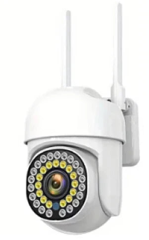 2 x Cameră de Supraveghere Jortan WiFi HD cu Viziune Infraroșu și Protecție Avansată IP66 + Cadou Surpriza
