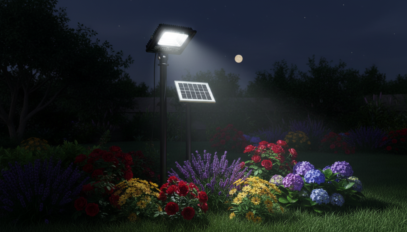 Proiector Solar Innova 100W , IP66 , Indicator Batarie , Telecomanda , 6500k , 3 Ani Garantie
