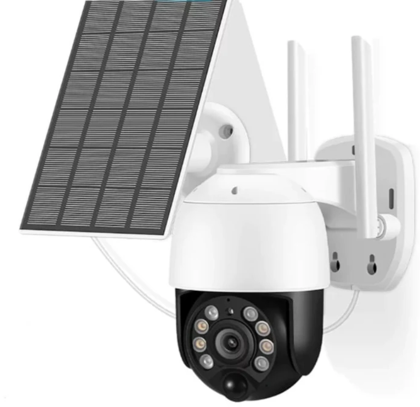 Camera de Supraveghere Solară Jortan JT-8181XM – Ultra-Performantă, 3MP, WiFi, Viziune Nocturnă cu Infraroșu și Integrare ICSEE