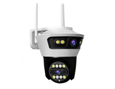 Supraveghere Duală Jortan 4, 6MP, WiFi, cu Funcționalitate Yoosee pentru Control de Distanță