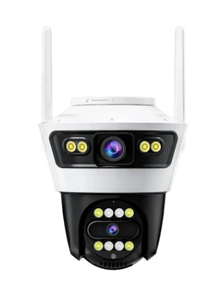 Supraveghere Duală Jortan 4, 6MP, WiFi, cu Funcționalitate Yoosee pentru Control de Distanță
