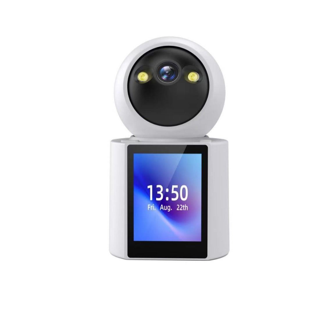 Camera IP de Interior cu Display, Viziune Nocturnă și Apel Video – 2MP HD, Control PTZ și Alerte pe Telefon