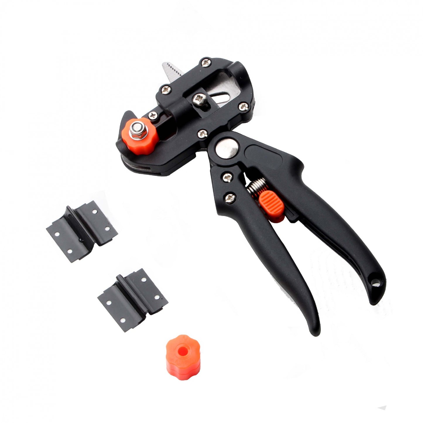 !! 2 X Cleste Profesional de Altoit cu 3 Cutite U V Omega + Furtun Extensibil 30 M + 3 x Banda Pentru Altoit Biodegradabila