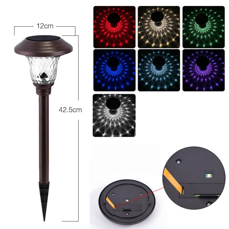Set Elegant de 4 Lămpi Solare Bari din Sticlă și Metal cu Acumulator Incorporat
