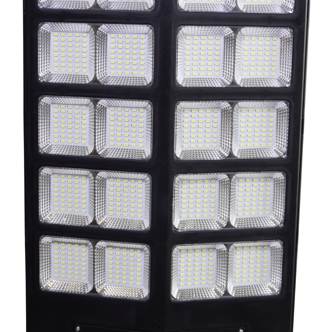 Lampa Solara Stradala Helio PRO Innova 1000W – LED 80 000 lm, Senzor Miscare, Senzor Lumina IP66, Telecomanda & Suport Prindere