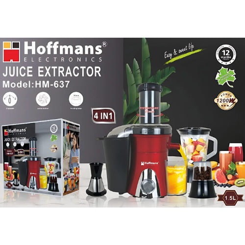 Hoffmans Blender Multifuncțional 1,5L, 1200W