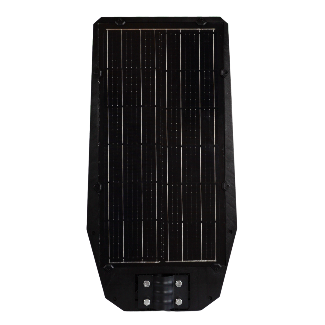 Lampa Solara Stradala Innova Smart Home Genesis 1400W cu Senzor de Miscare si Telecomanda, IP66, Panou Solar Rapid, Kit Instalare Inclus