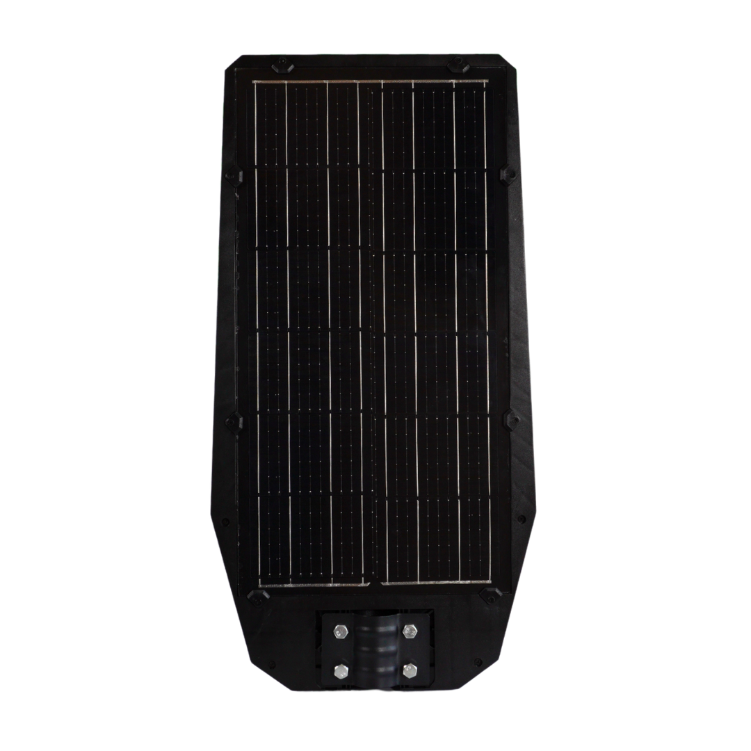 Lampa Solara Stradala 600W Innova Smart Home Genesis, senzor miscare si lumina, IP66, telecomanda, kit instalare inclus, 3 ani garantie