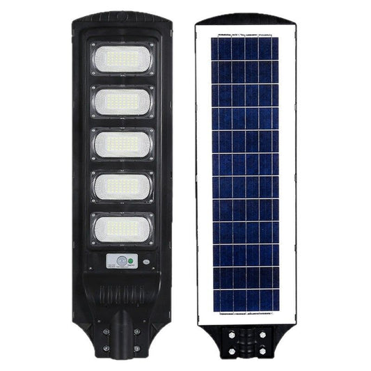 Lampa Solara 500W de Exterior 240 Led , IP66, senzor de lumina ,senzor miscare, Telecomanda