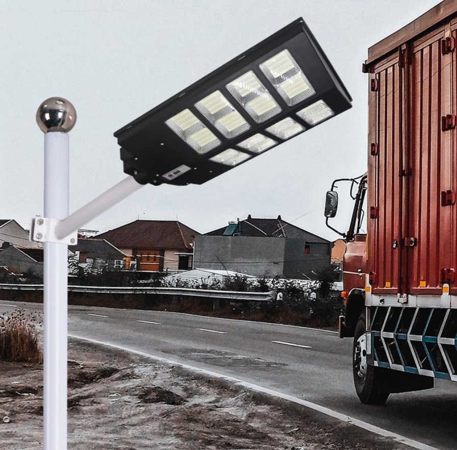 Lampa Solară Dublă Jortan Exterior 800W cu LED-uri de Ultimă Generație + CADOU SURPRIZA