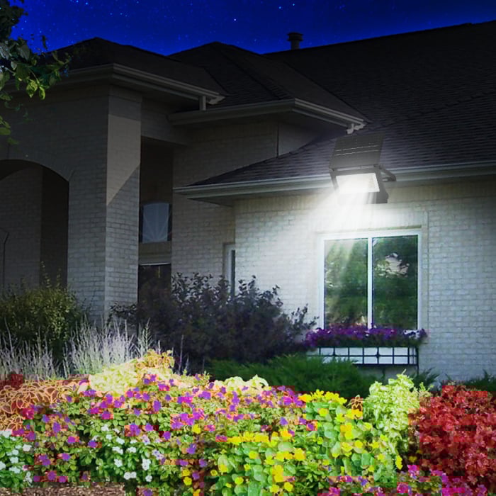 Set 2x Lampa Solara Modulara Aurora by Innova 100W BK-T7 cu Panou Detasabil – Senzor Lumina, IP67, 140 mp2+Cadou Surpriza