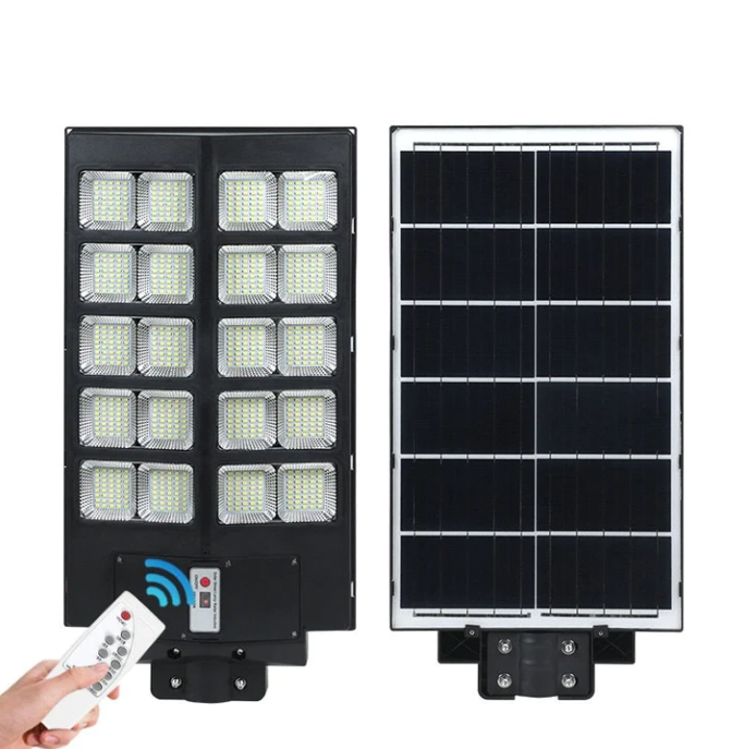 Lampa Solara Stradala Helio PRO Innova 1000W – LED 80 000 lm, Senzor Miscare, Senzor Lumina IP66, Telecomanda & Suport Prindere + Cadou Surpriza