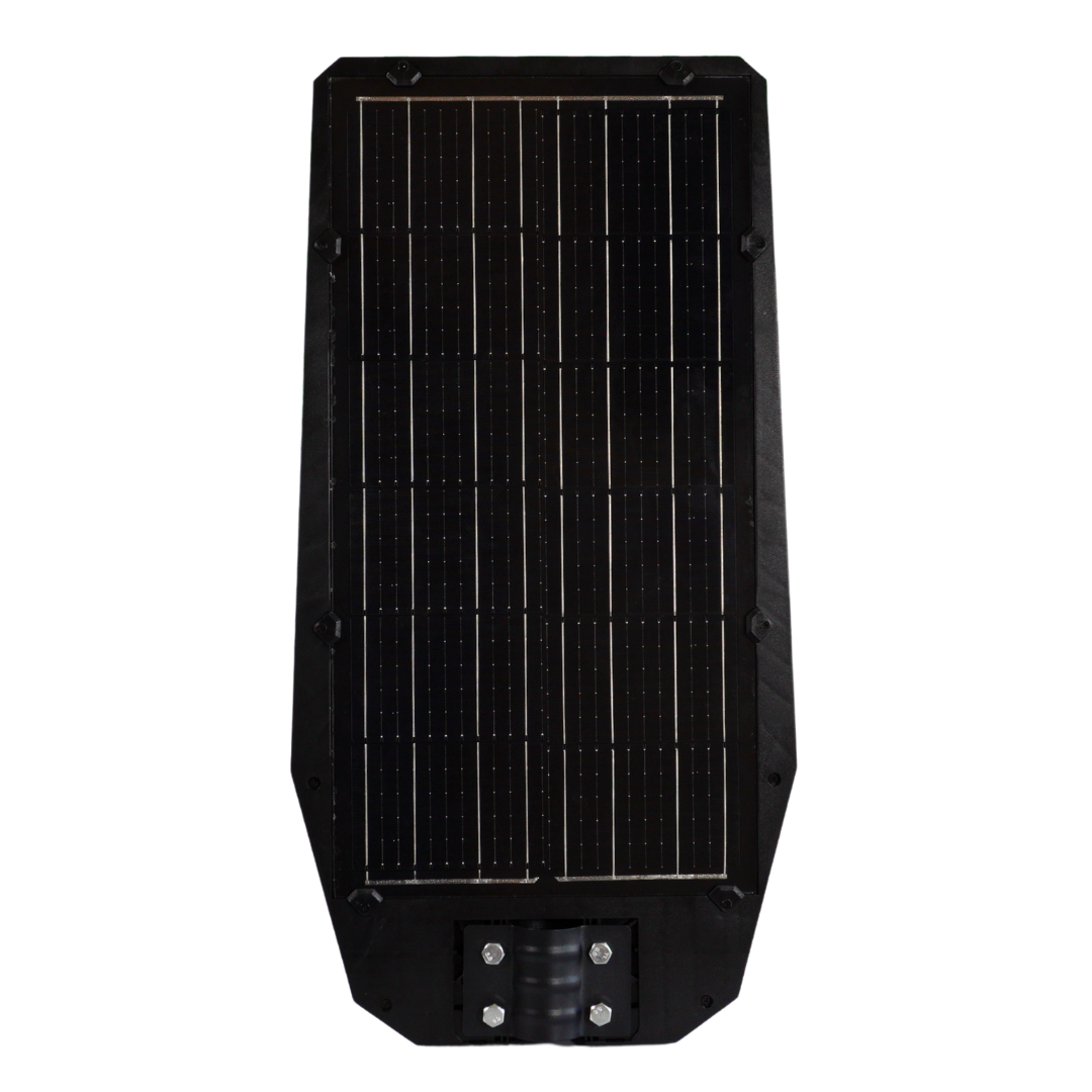 Lampa Solara Stradala Innova Smart Home Genesis 1400W cu Senzor de Miscare si Telecomanda, IP66, Panou Solar Rapid, Kit Instalare Inclus+Cadou Surpriza