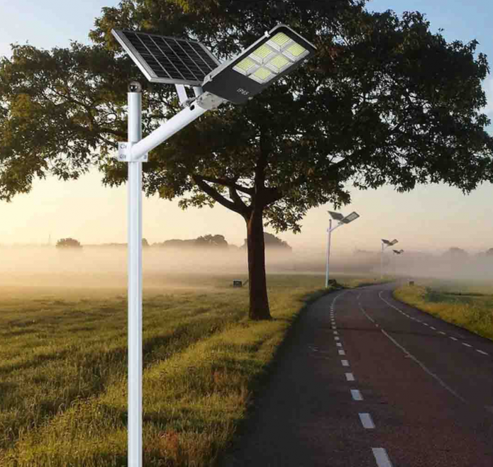 Lampa Solară Stradală Jortan 400W cu Panou Independent  + CADOU SURPRIZA