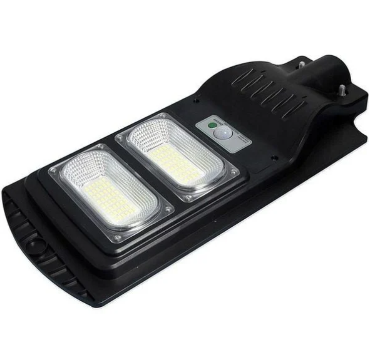 Lampa Solară de Stradă Jortan cu Senzor de Mișcare, 100W, IP66, 6500K + Telecomandă și Suport Metalic