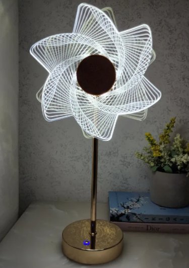 Lampa LED Ambientala SunFlower, Touch Control, 2 Moduri de Iluminare, Intensitate Reglabila, Design Elegant și Portabil