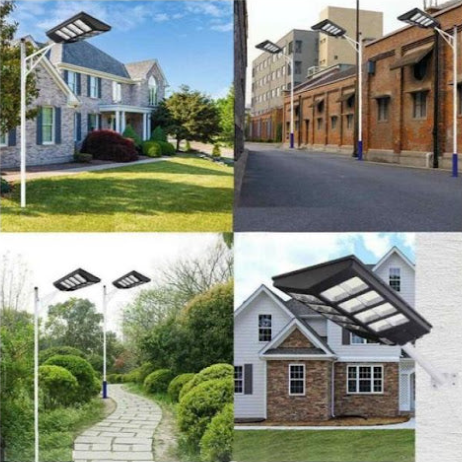 Lampa Solara Stradala Helio PRO Innova 1000W – LED 80 000 lm, Senzor Miscare, Senzor Lumina IP66, Telecomanda & Suport Prindere