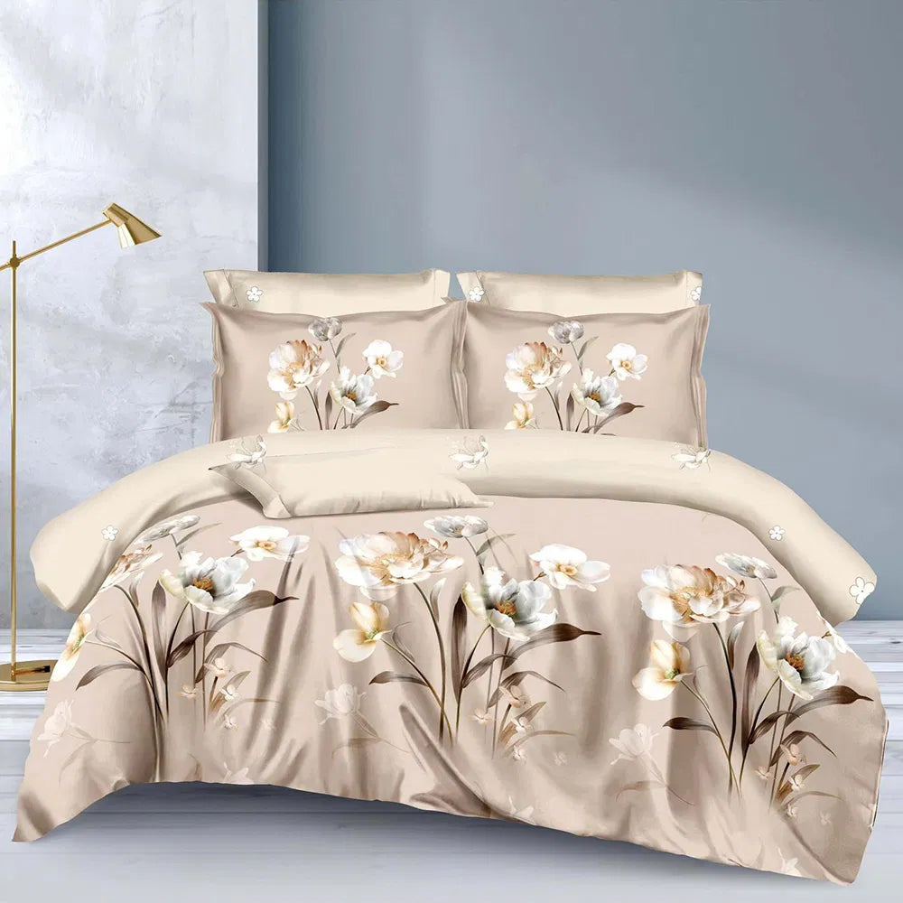 Lenjerie de Pat 6 Piese – Model Aleatoriu – Finet Gros (200x230 cm)