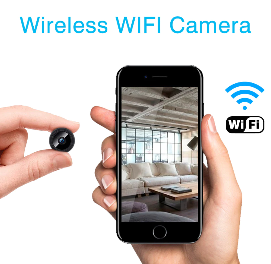 Cameră de Supraveghere Compactă Wireless WiFi 1080p Full HD Model A9