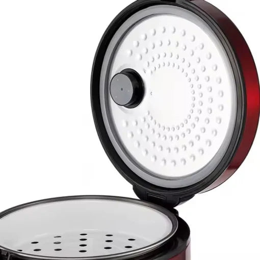 Oala electrica pentru gatit cu aburi, RAF R179, 1000 W, capacitate 5 L, 26x27 cm, rosu