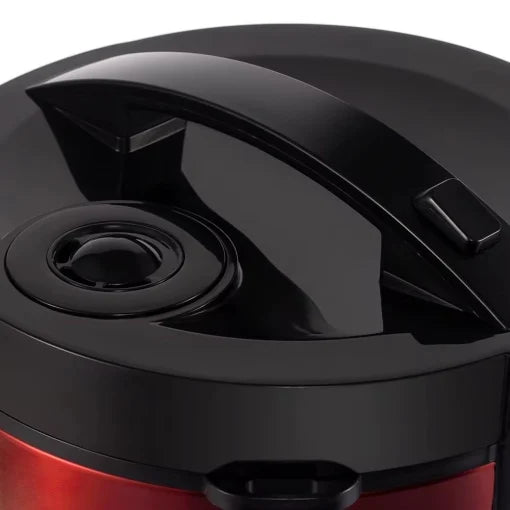 Oala electrica pentru gatit cu aburi, RAF R179, 1000 W, capacitate 5 L, 26x27 cm, rosu